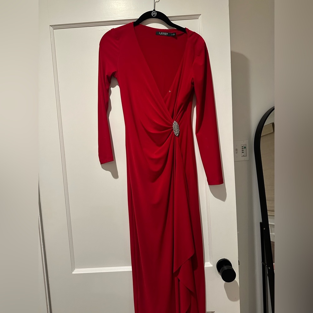 Red Ralph Lauren Gown